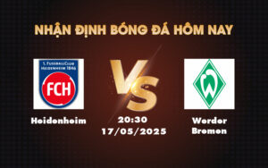 heidenheim werder bremen 17 05 bundesliga