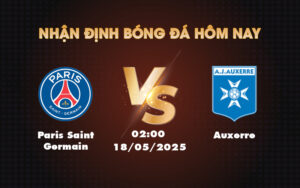 paris saint germain auxerre 18 05 ligue 1